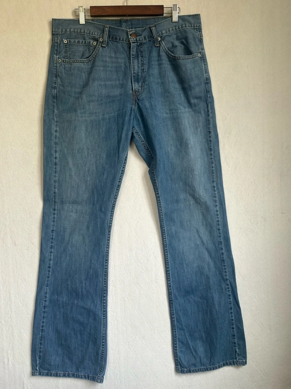 Levi's Men's 527 Medium Blue Straight-Leg Jeans Sz 36 x 34